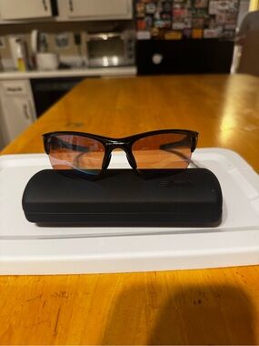 Oakley half jacket 2.0 Sunglasses with Orange Tint